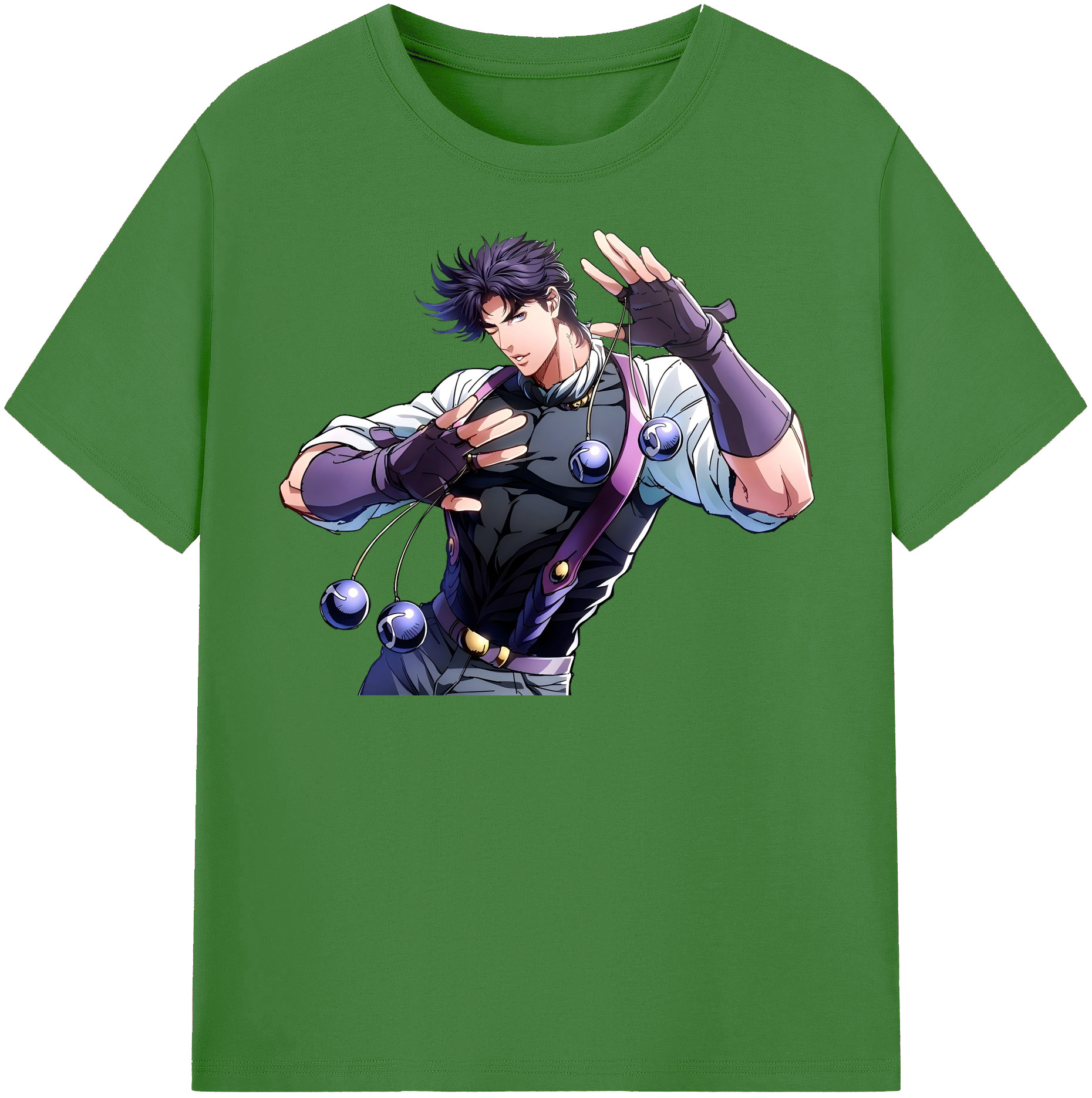（画像用） ジョジョの奇妙な冒険 JoJo's Bizarre Adventure レディースカジュアルプリントTシャツ（綿100％）